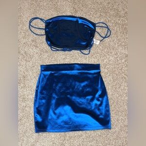 Fashion Nova Royal Blue Set
